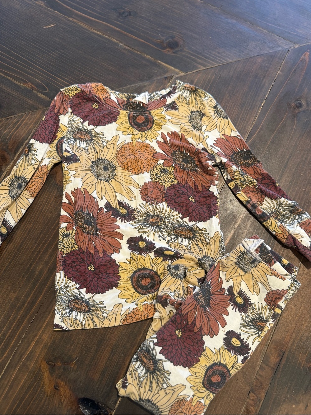 Kate Quinn Floral Bamboo Pj Set Size 18/24 Month